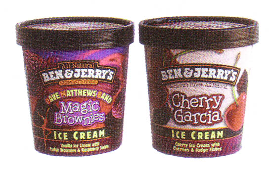 Ben & Jerry’s offers an array of tasty flavors, including “Magic Brownies,” “Phish Food” and "Cherry Garcia.”